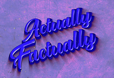 Actually Factually portfolio artwork